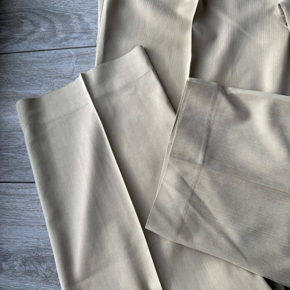 Tommy Bahama Tan Colour Silk Blend Trouser Dress Pants - Picture 4 of 14